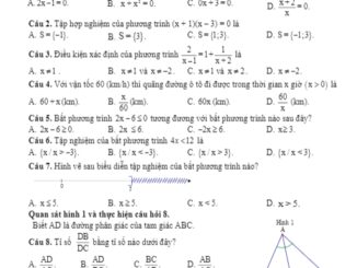 Đề thi học kỳ 2 Toán 8 năm học 2019 – 2020 sở GD&ĐT Quảng Nam THCS.TOANMATH.com