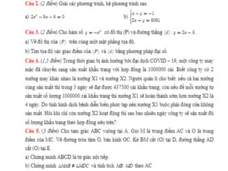 Đề tuyển sinh lớp 10 THPT môn Toán năm 2020 2021 sở GD&ĐT Sóc Trăng THCS.TOANMATH.com
