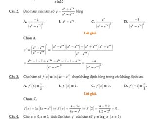 Giải chi tiết các dạng toán lũy thừa, mũ và logarit Nguyễn Bảo Vương