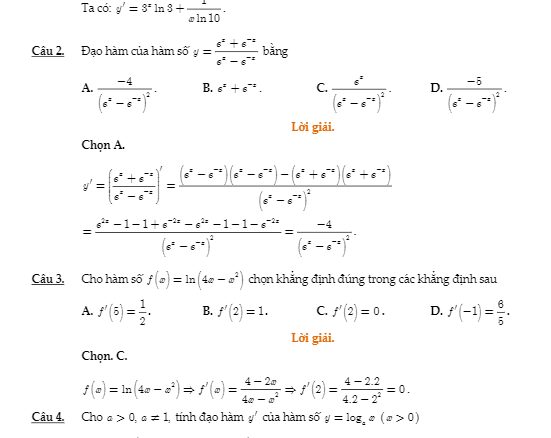 Giải chi tiết các dạng toán lũy thừa, mũ và logarit Nguyễn Bảo Vương