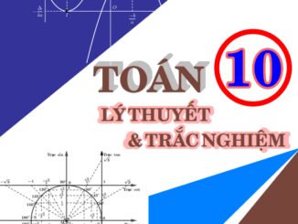 Lý thuyết và trắc nghiệm môn Toán lớp 10 Lê Doãn Thịnh