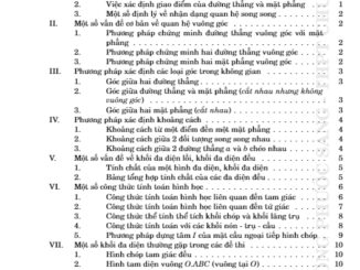 Lý thuyết và ví dụ về hình học không gian cổ điển Dương Phước Sang