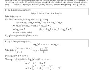 Một số bài toán phương trình logarit khác cơ số Huỳnh Đức Khánh Đại học Quy Nhơn