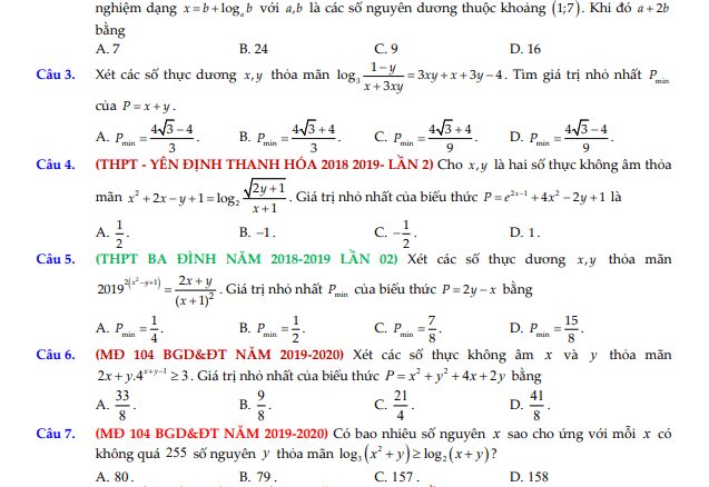 Phương pháp đánh giá và sử dụng tính đơn điệu hàm số để giải PT BPT mũ và lôgarit