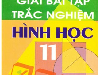 Phương pháp giải bài tập trắc nghiệm Hình học 11 Lê Hồng Đức