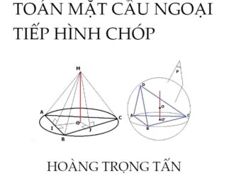 Phương pháp giải nhanh bài toán mặt cầu ngoại tiếp hình chóp Hoàng Trọng Tấn