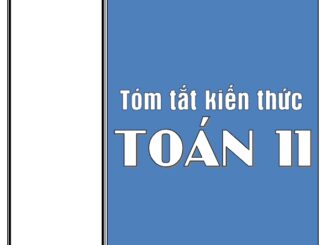 Tóm tắt kiến thức Toán 11 Nguyễn Thanh Nhàn