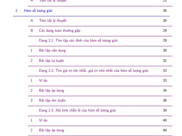 Tóm tắt lý thuyết, các dạng toán và bài tập Toán 11