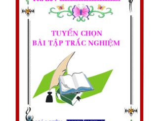 Tuyển chọn bài tập trắc nghiệm Toán 11 Nguyễn Khánh Nguyên